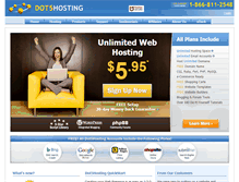 Tablet Screenshot of dot5hosting.com